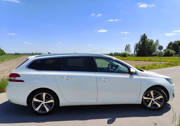 Peugeot 308 cena 38900 przebieg: 210547, rok produkcji 2015 z Szczucin małe 254